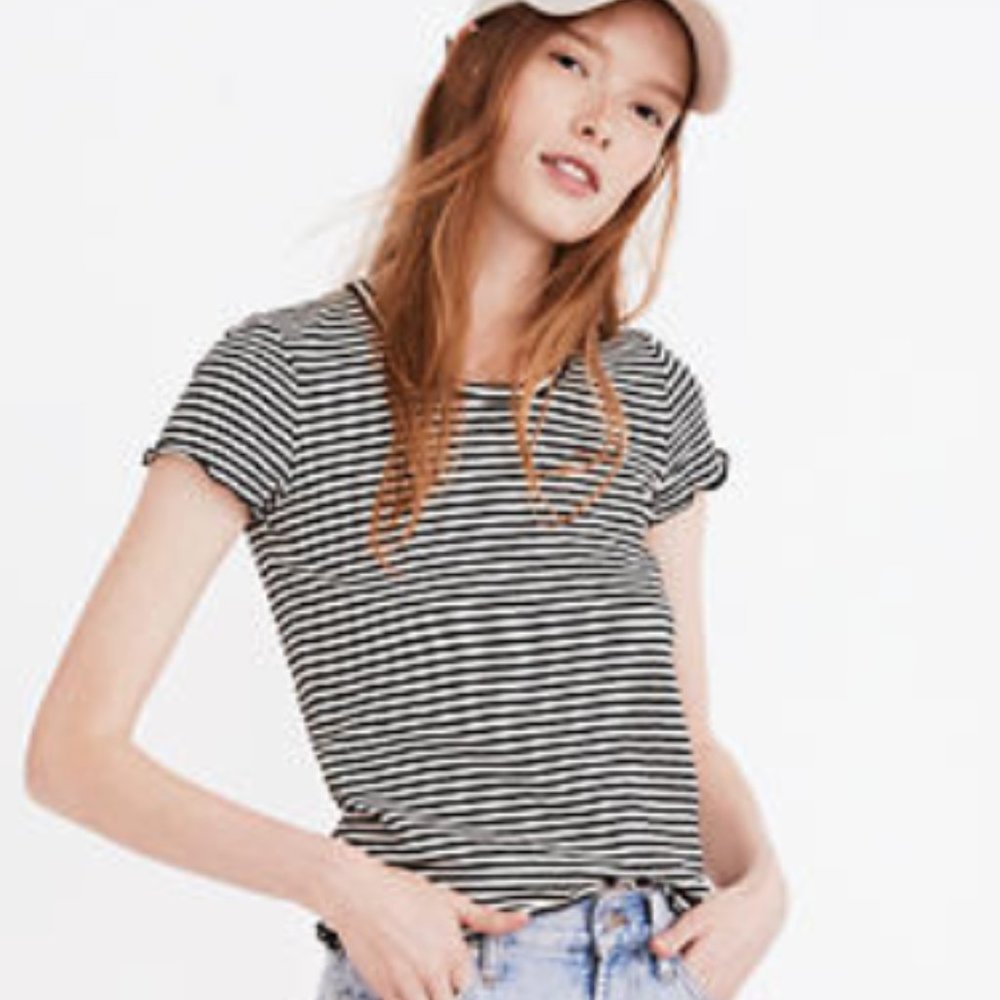 Madewell Baby Tee Striped